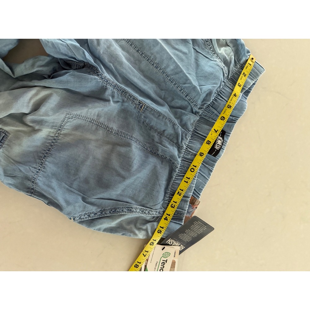 Rewash Womens Utility Jogger Pants Light Wash Blue Cargo Tencel Blend Size Large - Picture 3 of 8